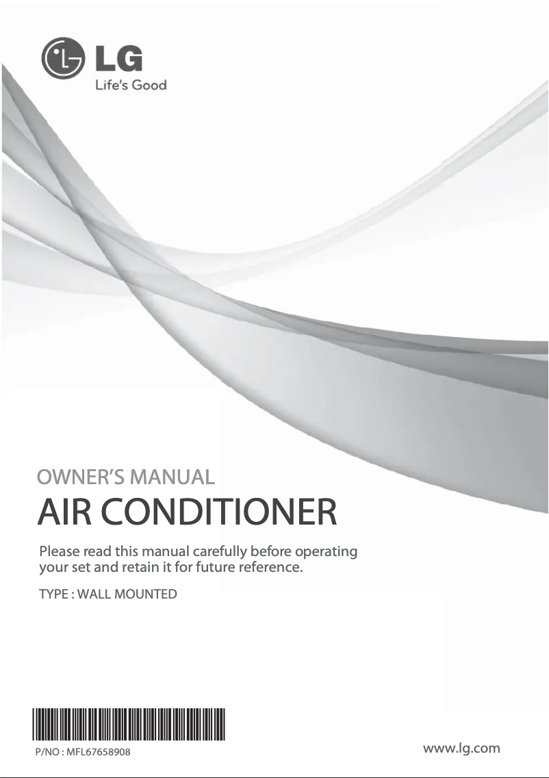 Page 1 de la notice Manuel utilisateur LG BSNQ096W4D1