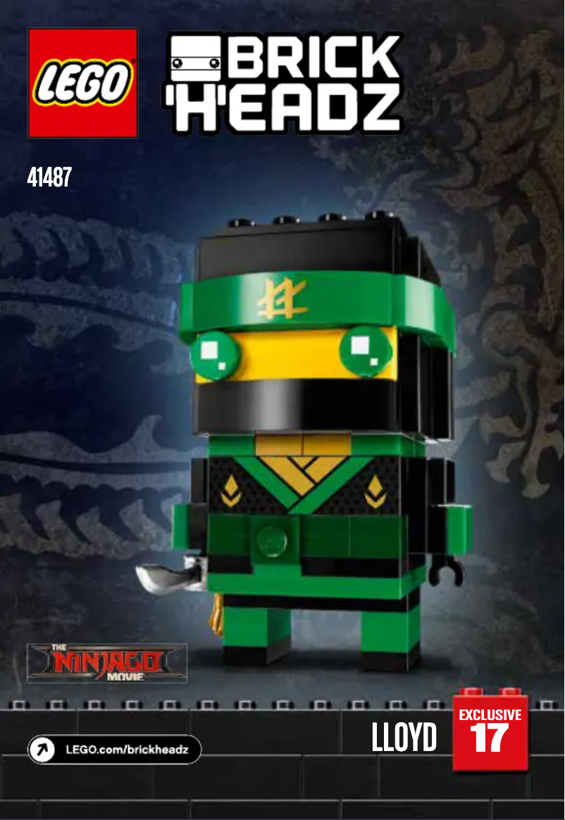 Página 1 del manual Manual de usuario Lego Brickheadz 41487