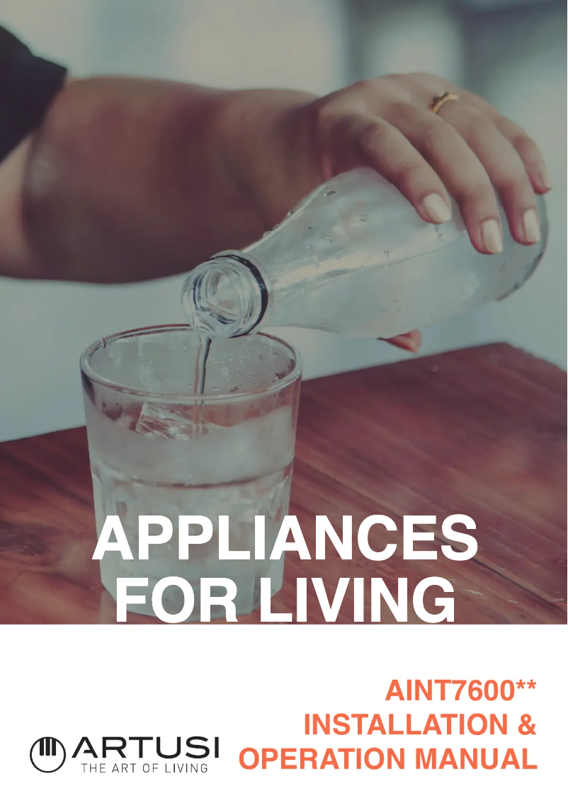 Page 1 de la notice Manuel utilisateur Artusi AINT76