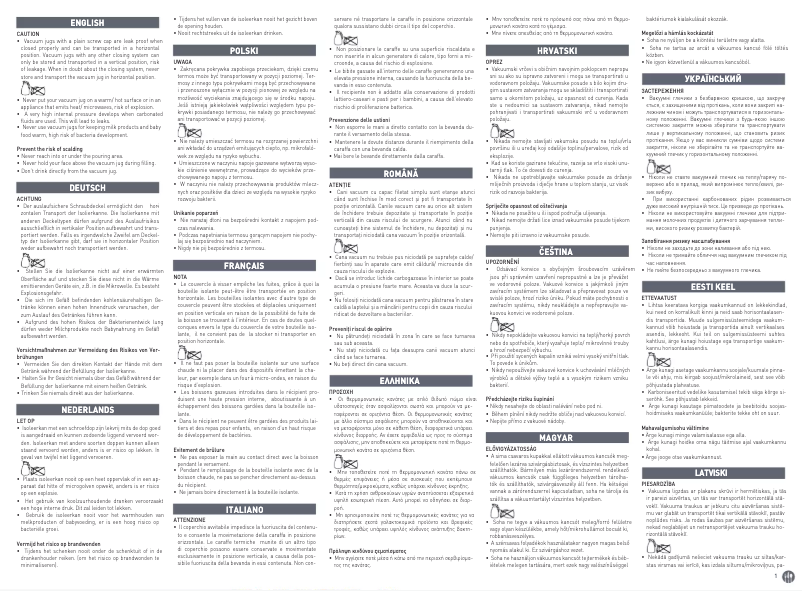 Page 1 de la notice Manuel utilisateur Hendi 445877