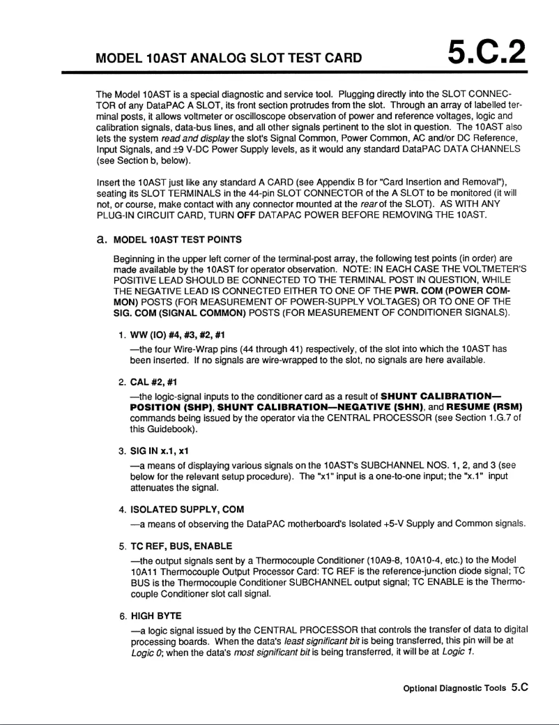 Page 1 de la notice Manuel utilisateur Daytronic 10AST