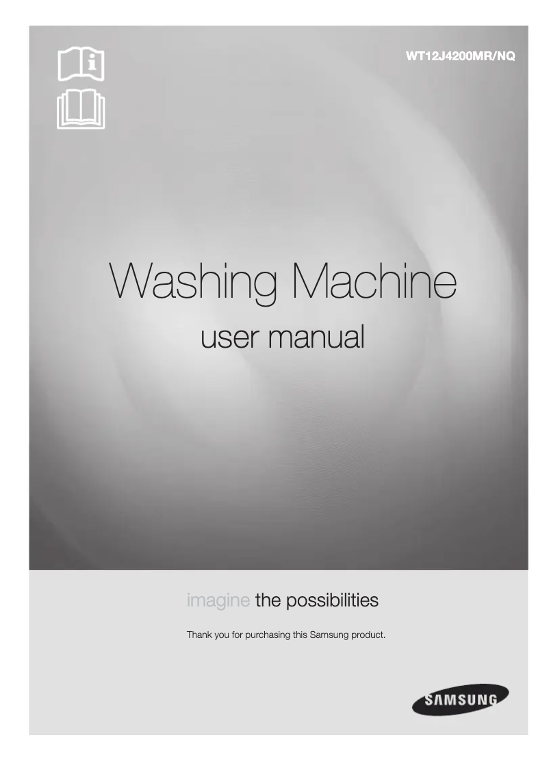 Página 1 del manual Manual de usuario Samsung WT12J4200MR