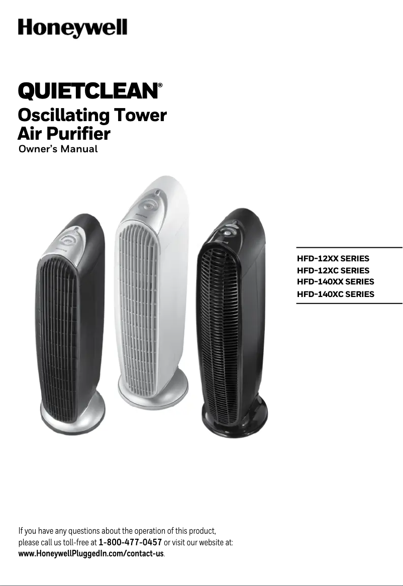Page 1 de la notice Manuel utilisateur Honeywell HFD-120-Q