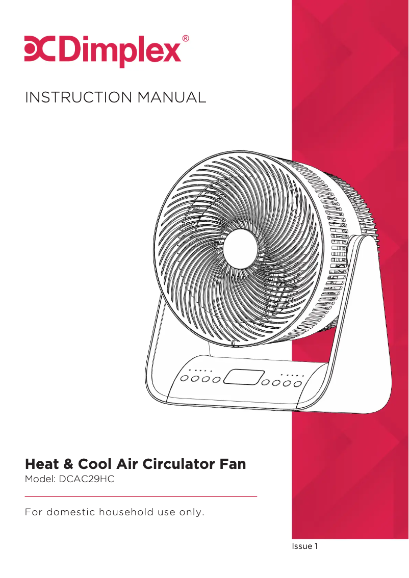 Página 1 del manual Manual de usuario Dimplex DCAC29HC