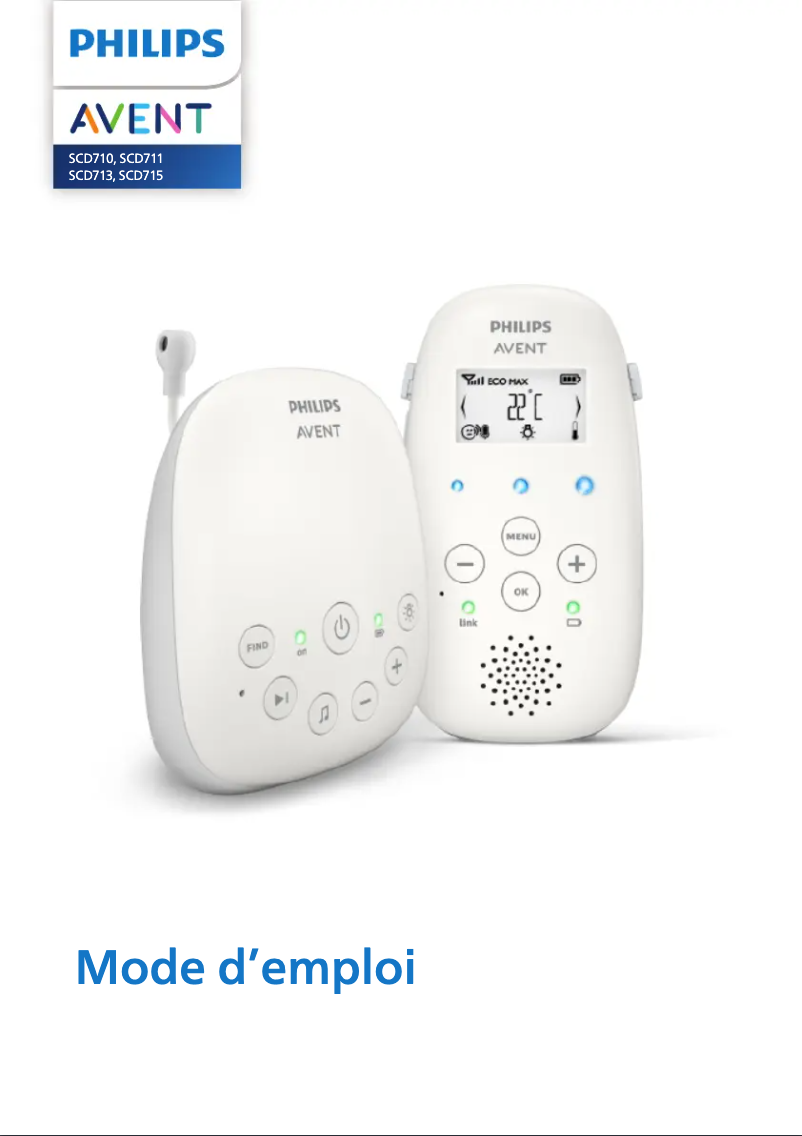 Página 1 del manual Manual de usuario Philips AVENT SCD715