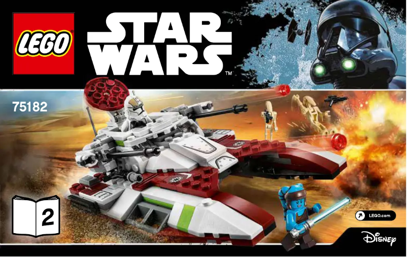 Página 1 del manual Manual de usuario Lego Star Wars 75182