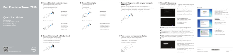Página 1 del manual Manual de usuario Dell Precision Tower 7810