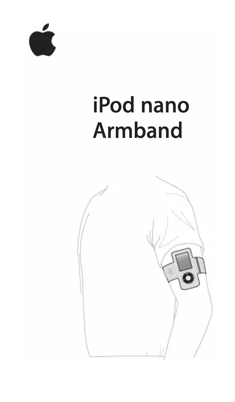Page 1 of the manual User Manual Apple iPod nano armband
