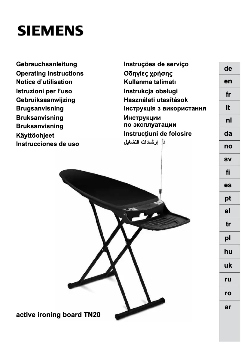 Page 1 de la notice Mode d'emploi Siemens TN20400