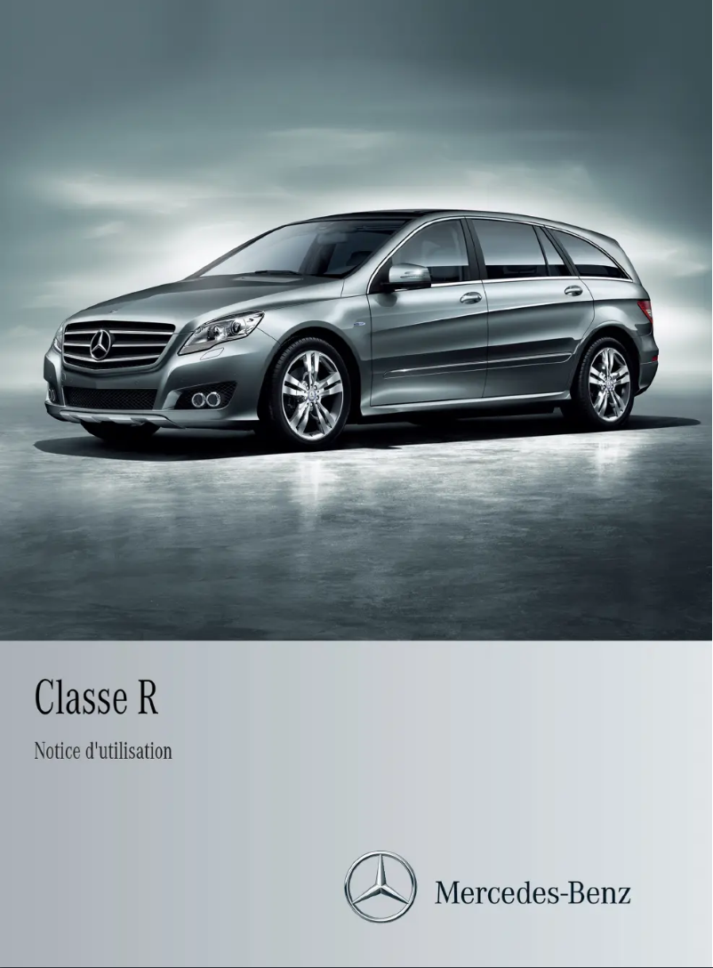 Page 1 of the manual User Manual Mercedes-Benz R-Class (2013)