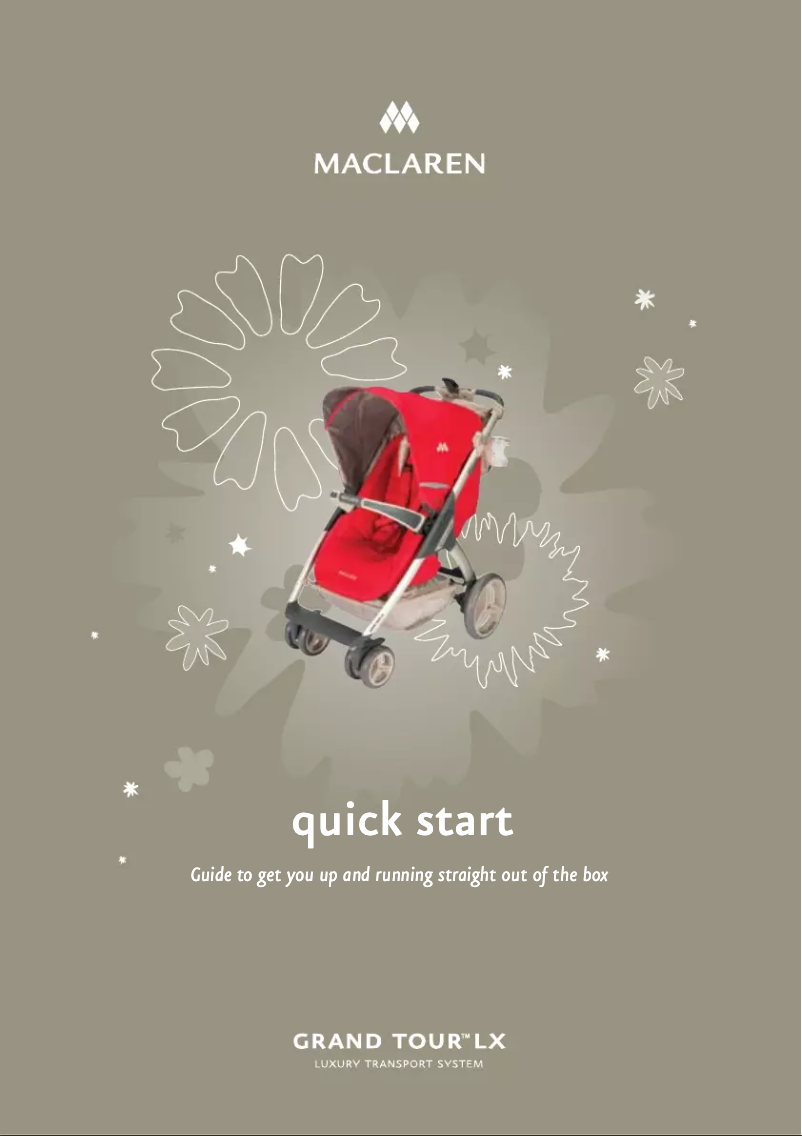 Página 1 del manual Manual de usuario Maclaren Grand Tour LX