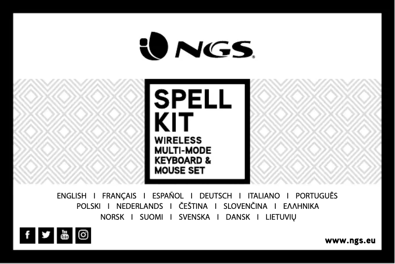 Page 1 de la notice Manuel utilisateur NGS Spell KIT
