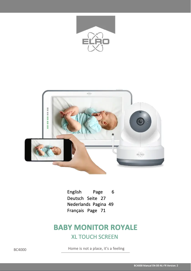 Página 1 del manual Manual de usuario Elro BC4000