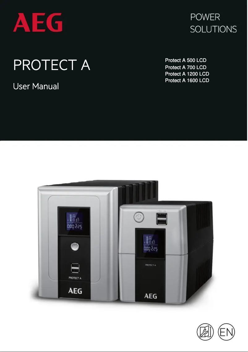 Página 1 del manual Manual de usuario AEG Protect A 1600 LCD