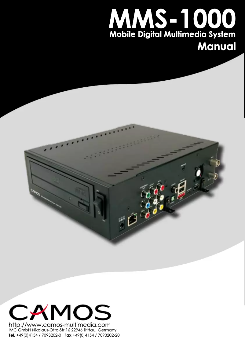 Página 1 del manual Manual de usuario Camos MMS-1000