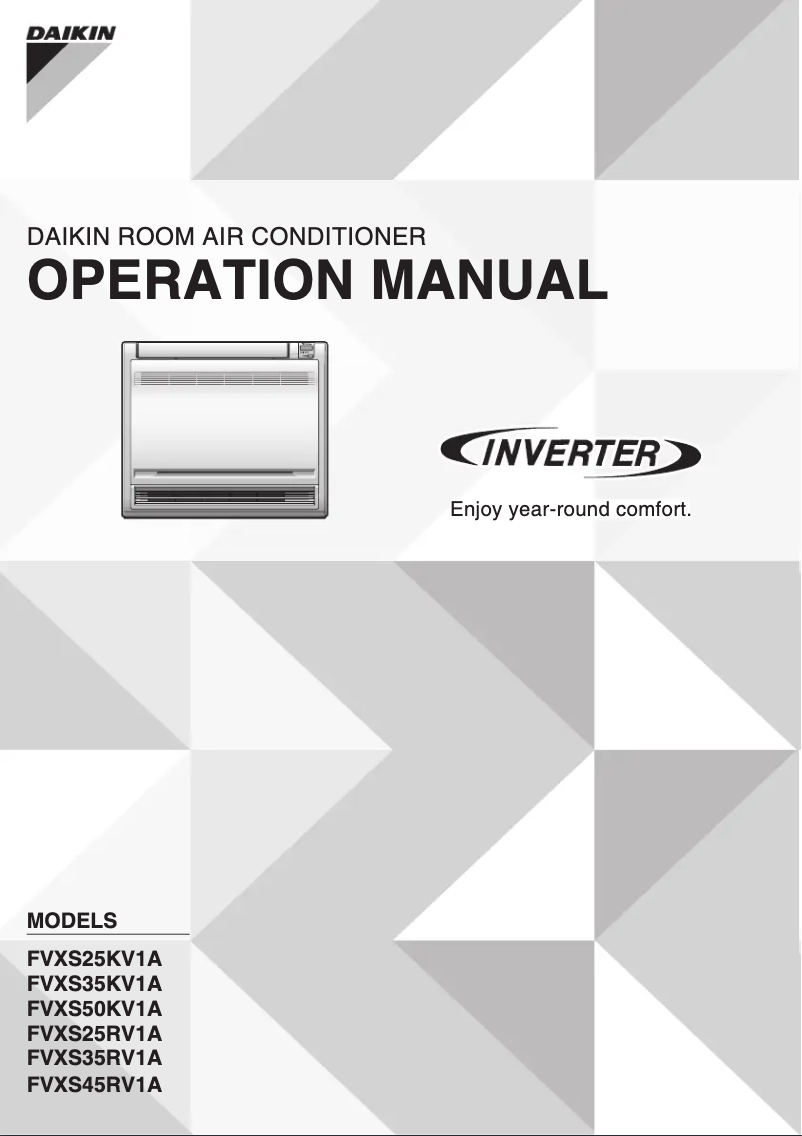 Página 1 del manual Manual de usuario Daikin FVXS71LVMA