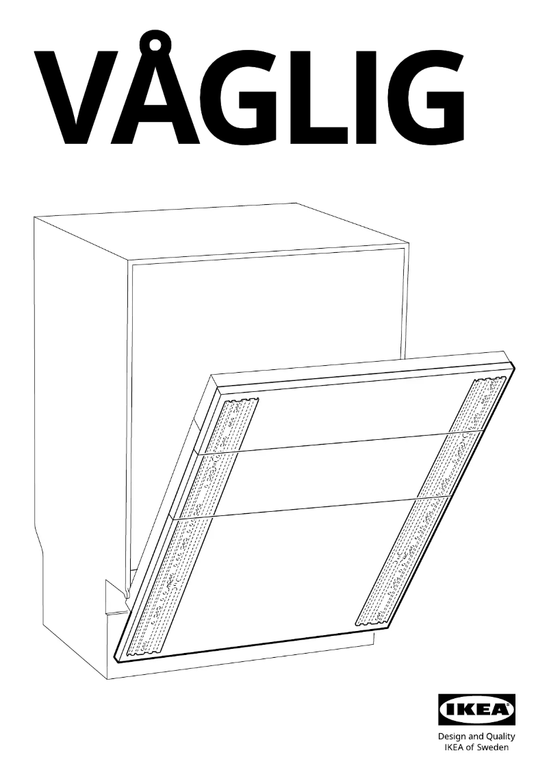 Page 1 de la notice Manuel utilisateur Ikea VÅGLIG 005.181.92