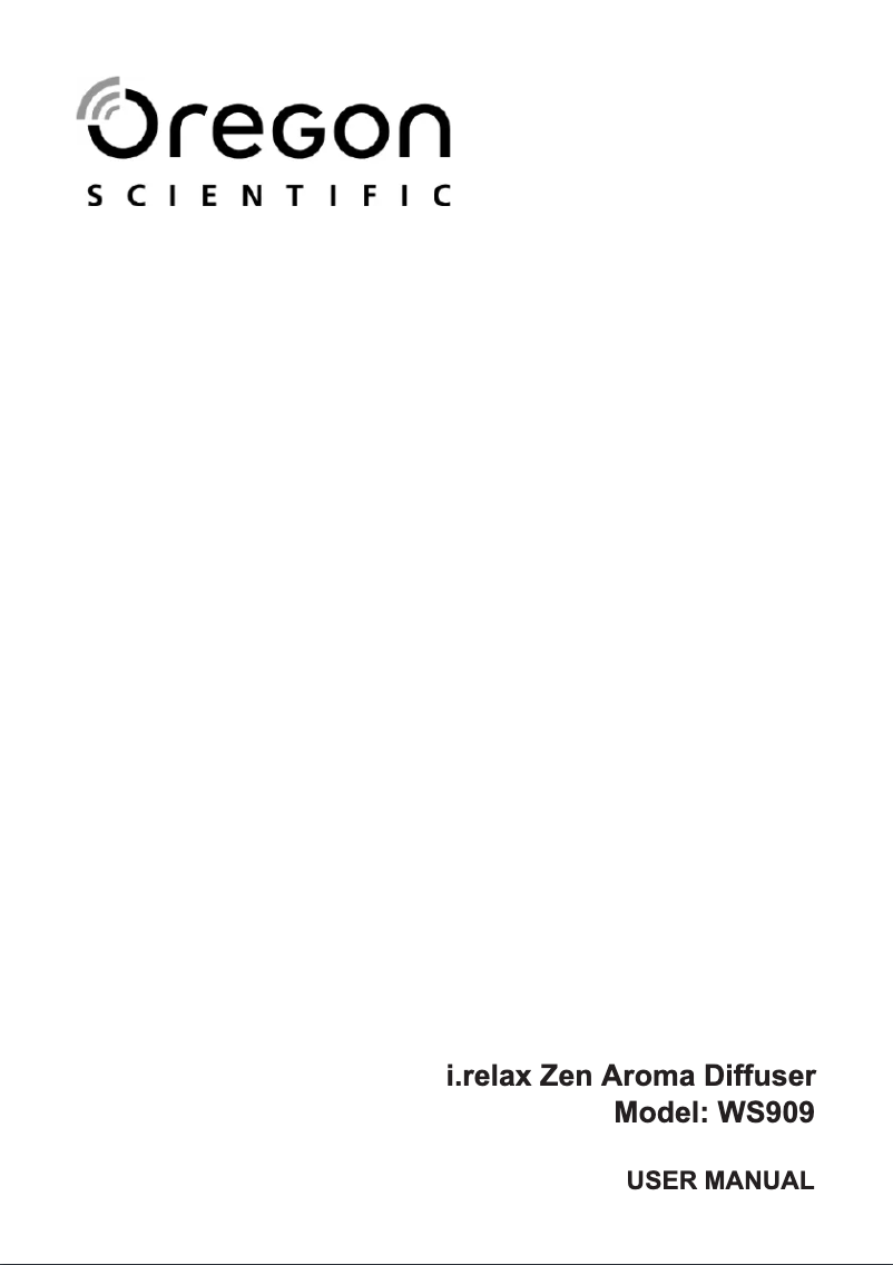 Page 1 de la notice Manuel utilisateur Oregon Scientific WS909