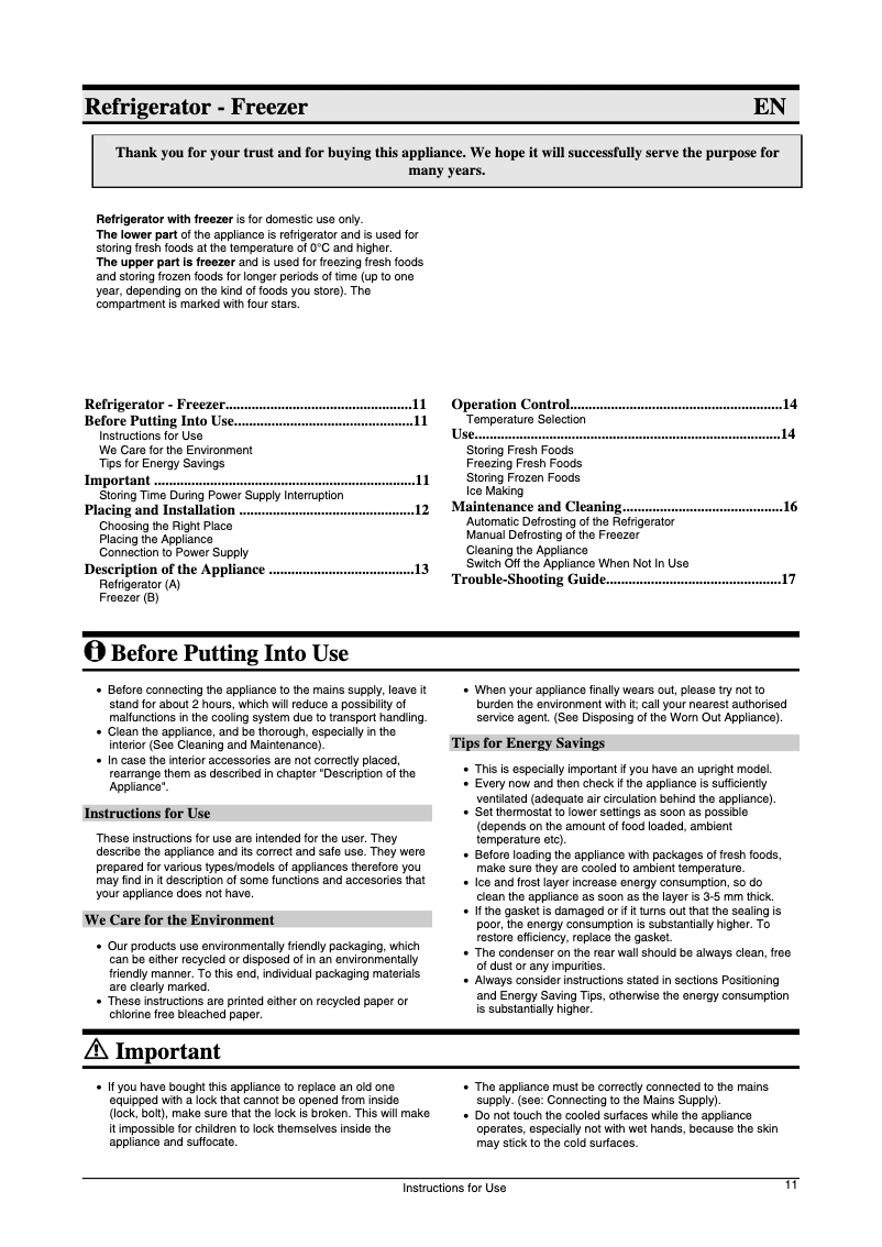 Página 1 del manual Manual de usuario Gorenje K 256 OTLA 4