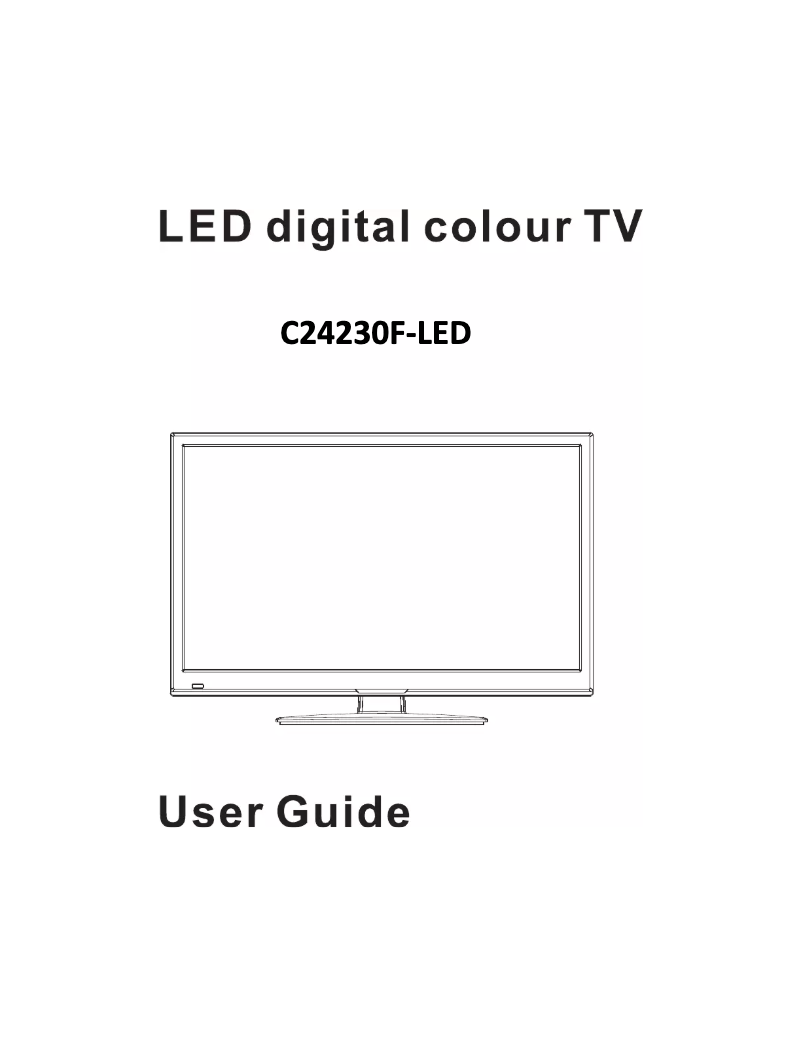 Página 1 del manual Manual de usuario Cello C24230F