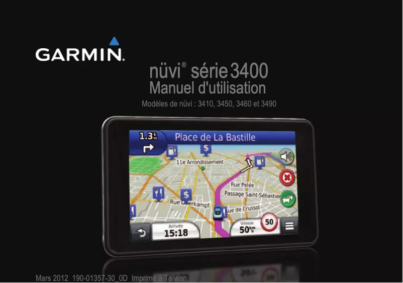 Página 1 del manual Manual de usuario Garmin nüvi 3460LT
