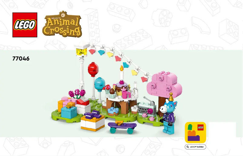 Page 1 de la notice Manuel utilisateur Lego Animal Crossing 77046