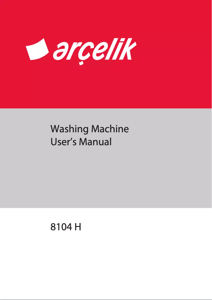 Page 1 de la notice Manuel utilisateur Arçelik 8104 H