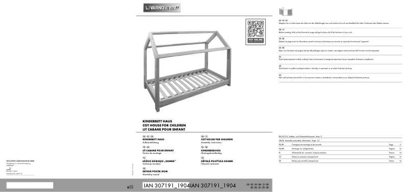 Página 1 del manual Manual de usuario Livarno Lux IAN 307191