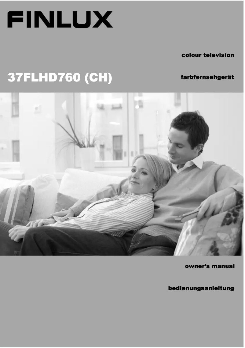 Page 1 de la notice Manuel utilisateur Finlux 37FLHD760
