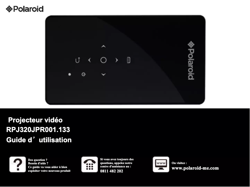 Page 1 of the manual User Manual Polaroid VPP800