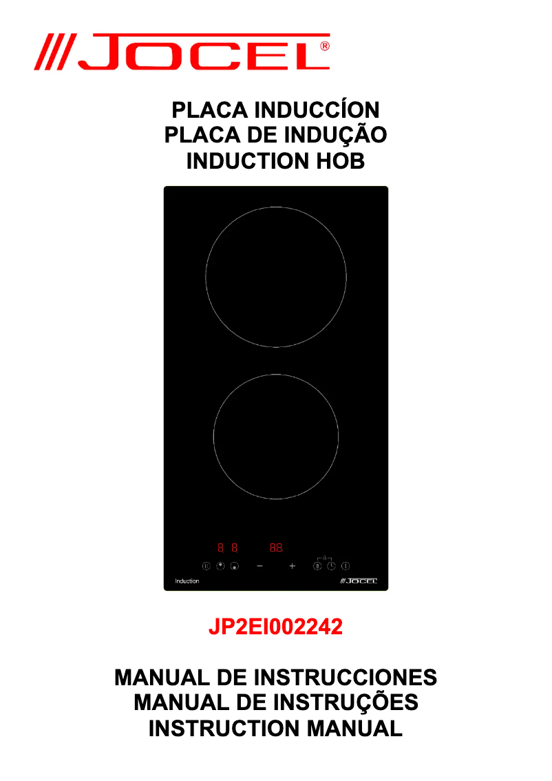 Page 1 de la notice Manuel utilisateur Jocel JP2EI002242