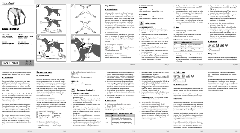 Page 1 de la notice Manuel utilisateur Zoofari IAN 316870