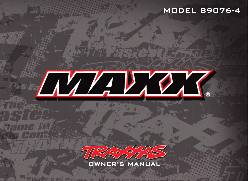 Page 1 de la notice Manuel utilisateur Traxxas Maxx