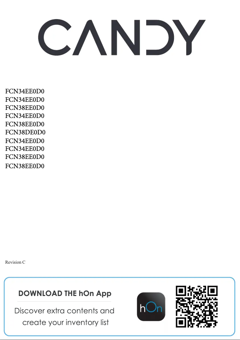 Página 1 del manual Manual de usuario Candy CCE7T620DS