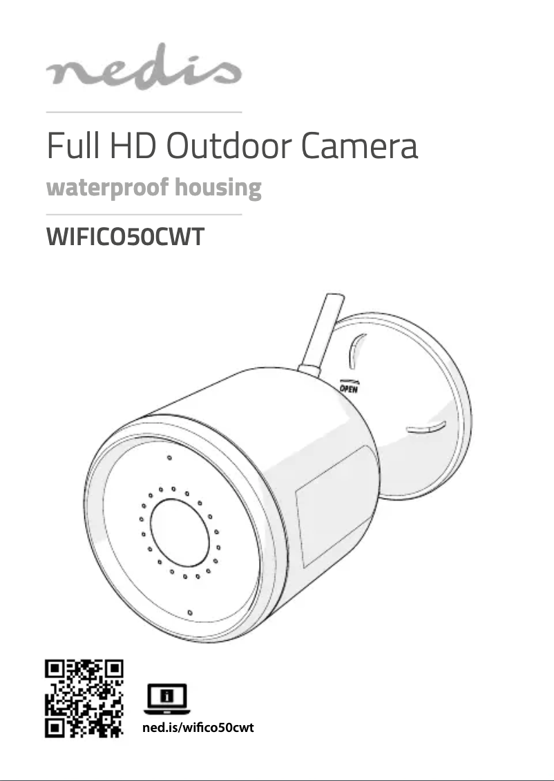 Page 1 de la notice Manuel utilisateur Nedis WIFICO50CWT