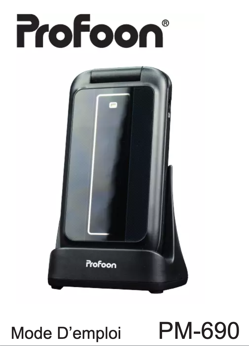 Page 1 de la notice Manuel utilisateur Profoon PM-690