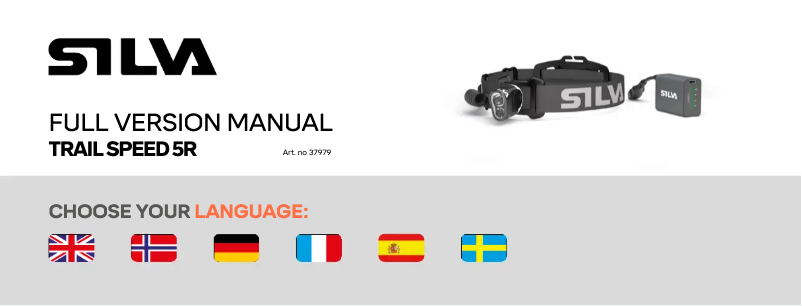 Page 1 de la notice Manuel utilisateur Silva Trail Speed 5R
