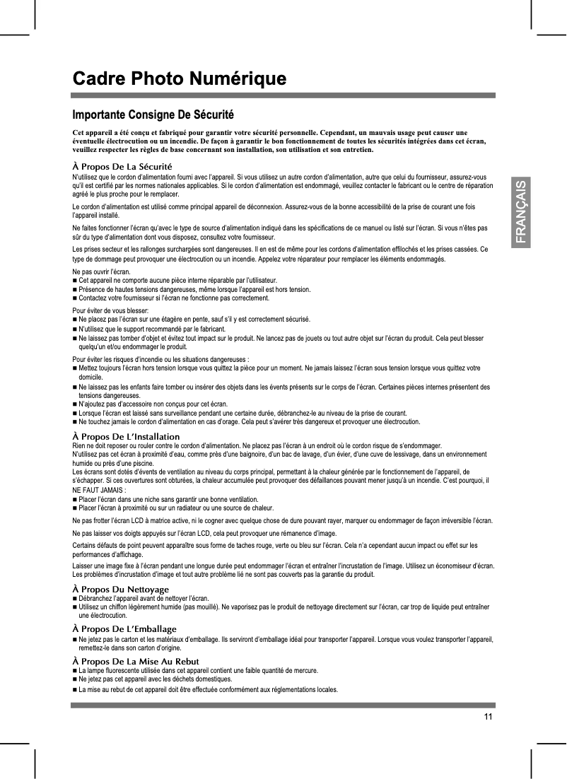 Page 1 of the manual User Manual LG F7000N