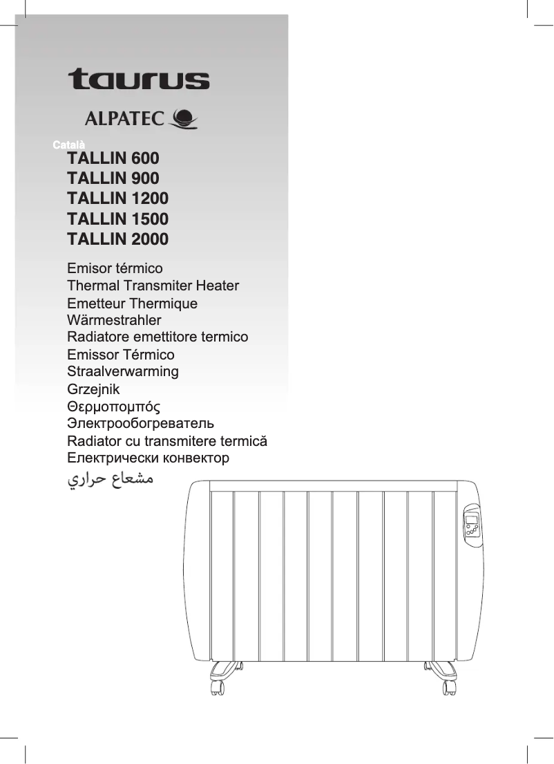 Page 1 de la notice Manuel utilisateur Taurus Tallin 1200