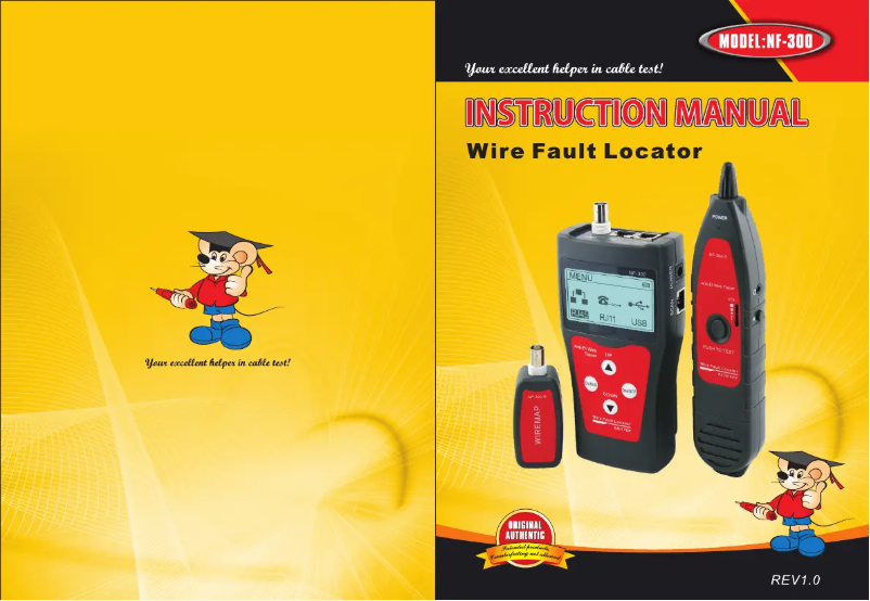 Page 1 de la notice Manuel utilisateur Noyafa NF-300