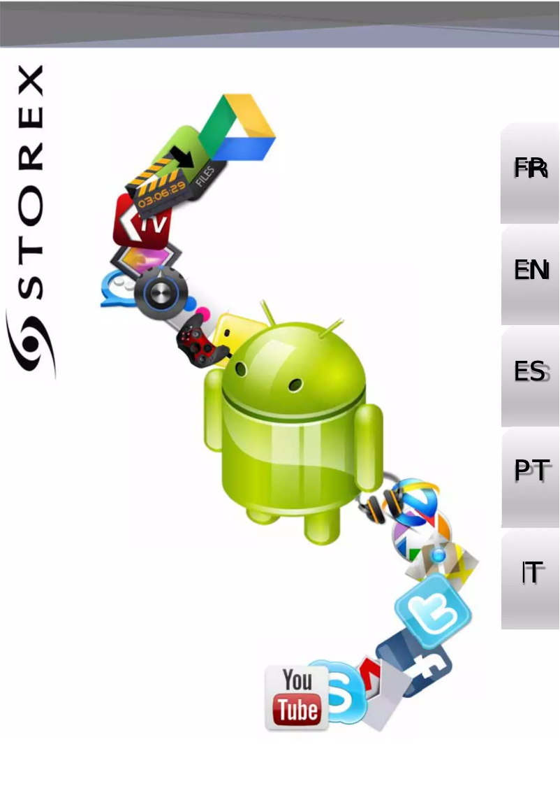 Page 1 de la notice Manuel utilisateur Storex eZee Tab 7D 12S