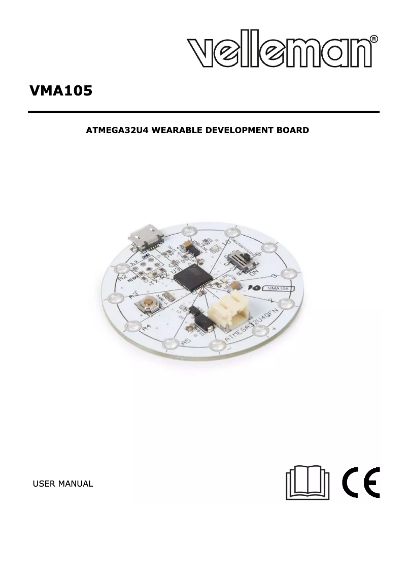 Page 1 de la notice Manuel utilisateur Velleman VMA105