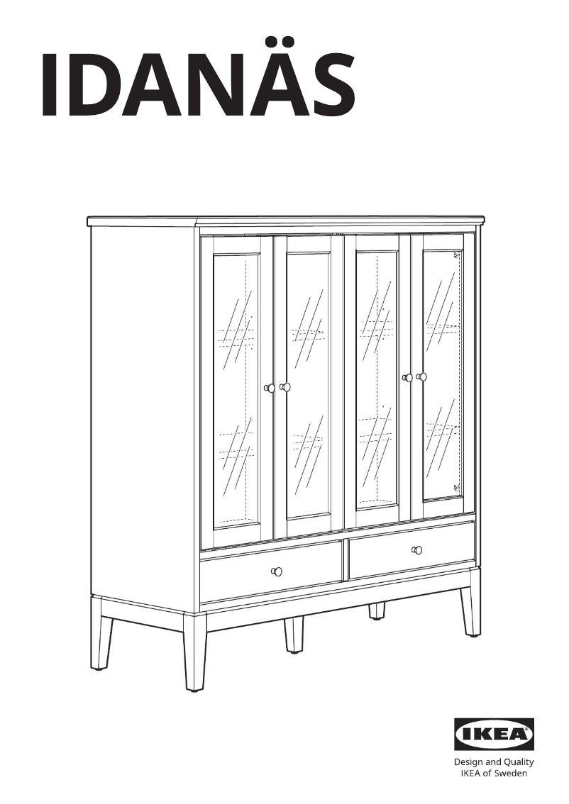 Page 1 de la notice Manuel utilisateur Ikea IDANÄS 604.960.31