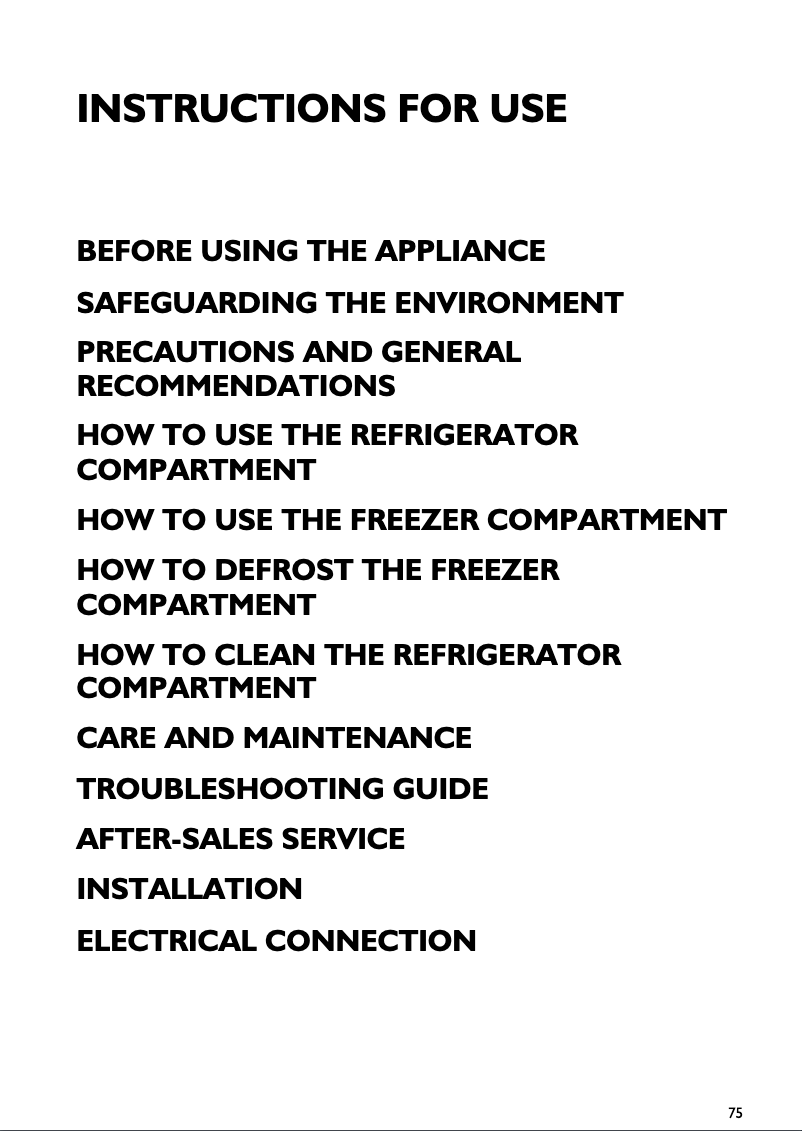 Página 1 del manual Manual de usuario Whirlpool ART 471/A/3