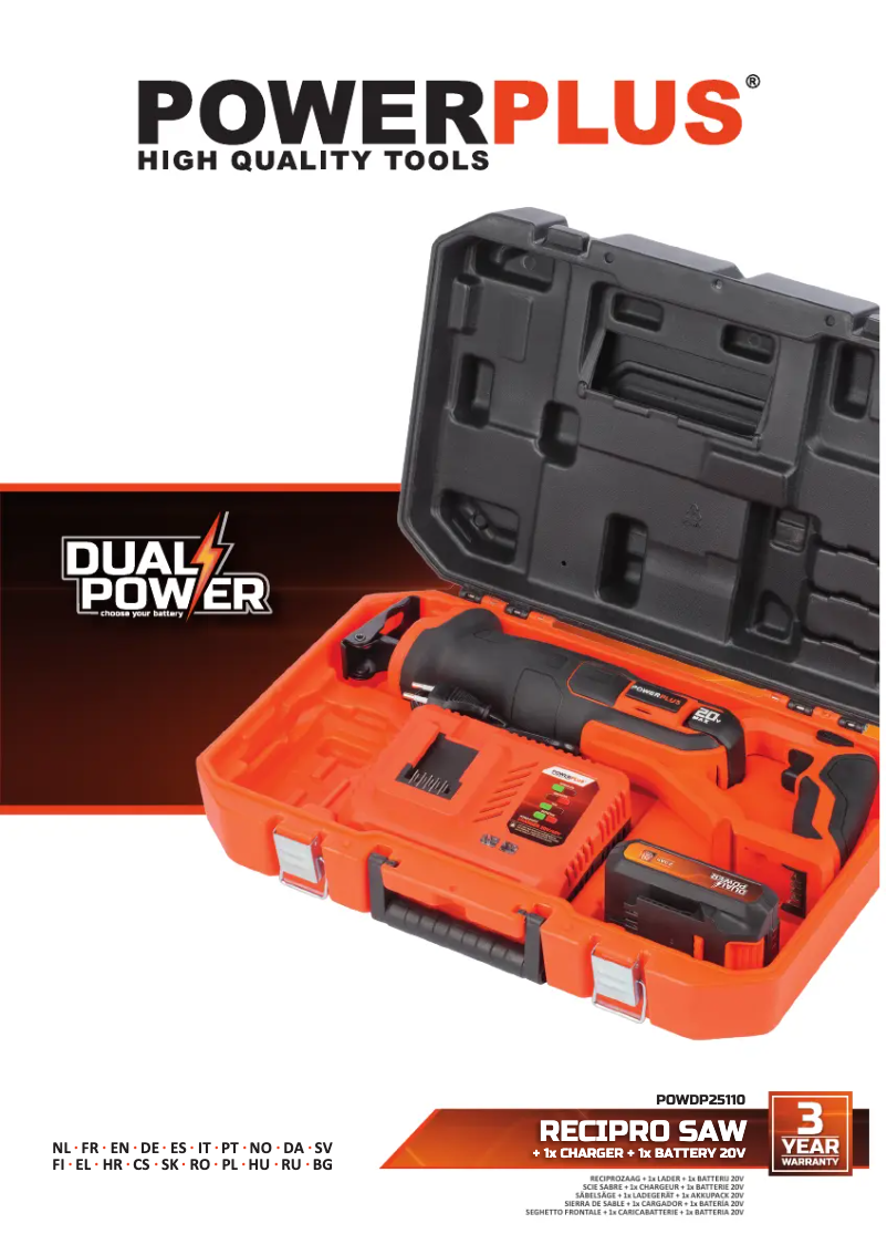 Página 1 del manual Manual de usuario PowerPlus POWDP25110