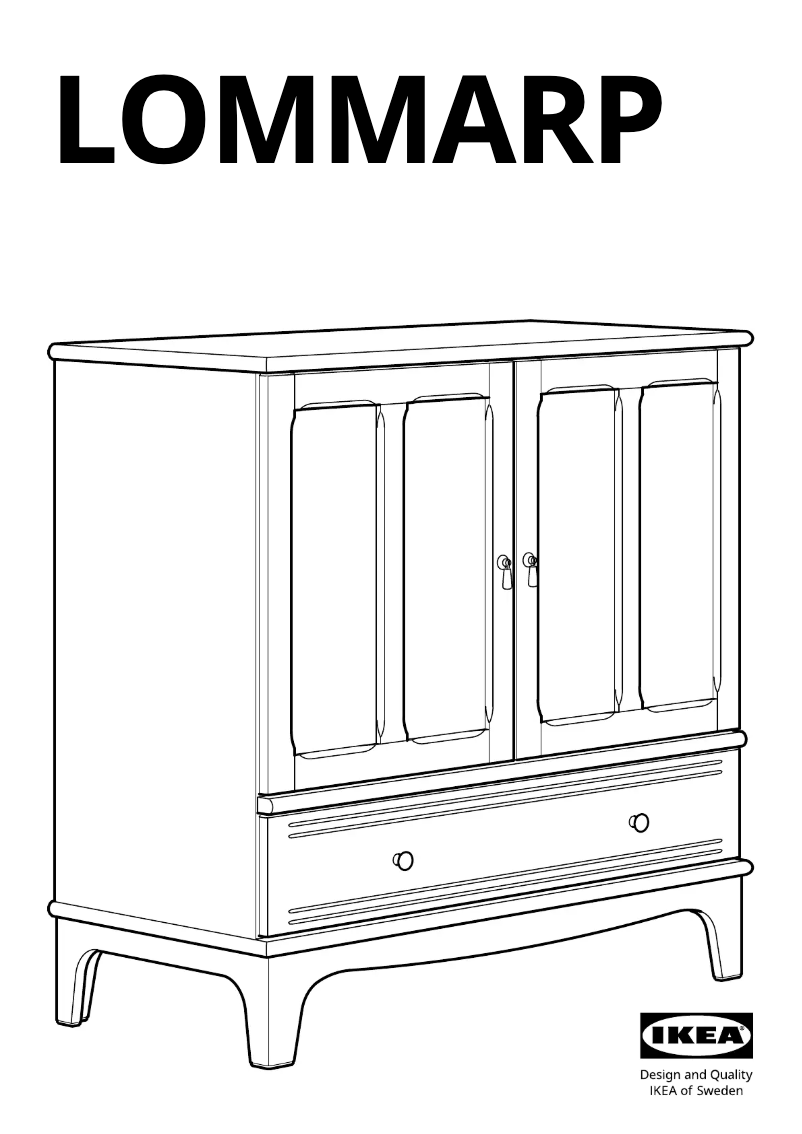 Page 1 de la notice Manuel utilisateur Ikea LOMMARP 704.830.28