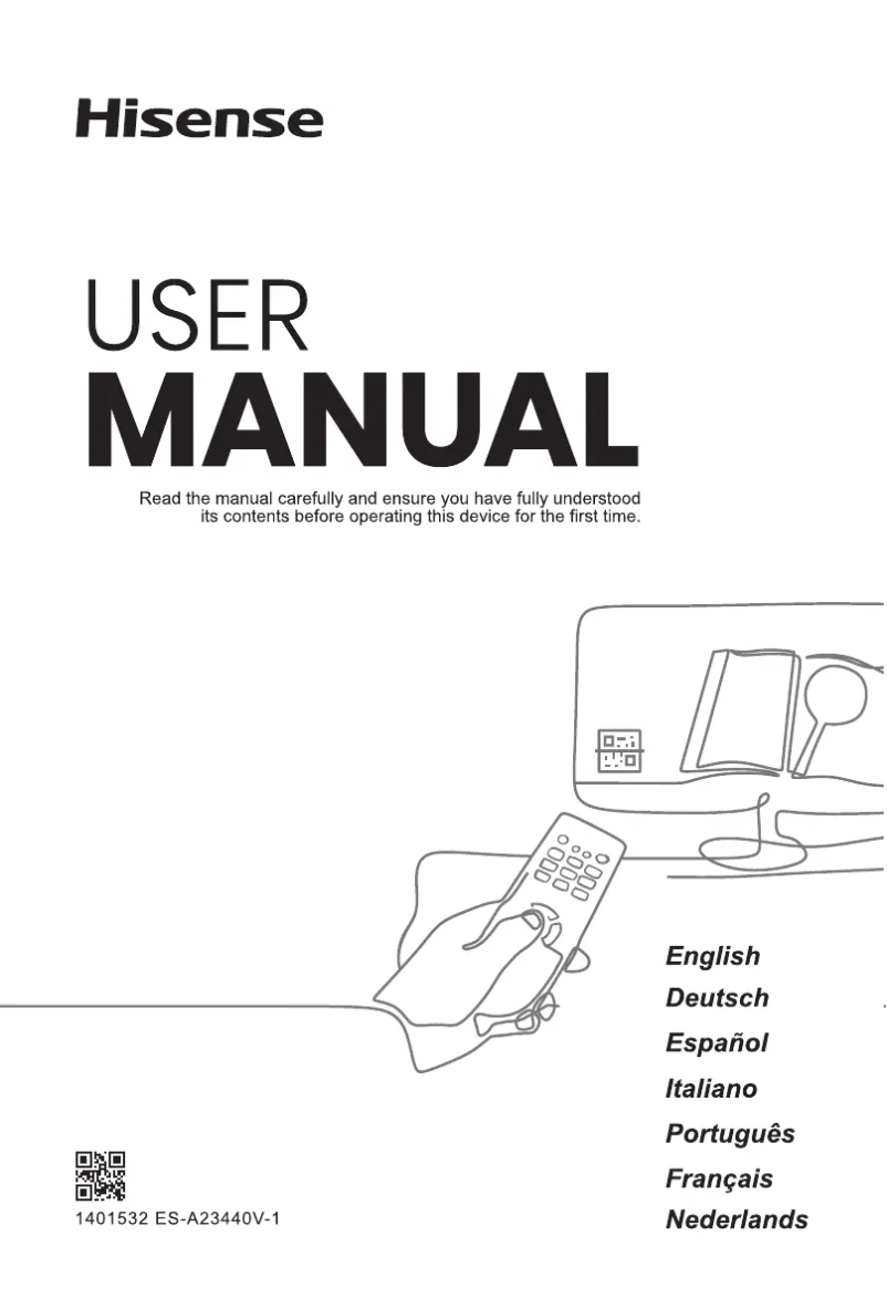 Página 1 del manual Manual de usuario Hisense 50A7NQTUK