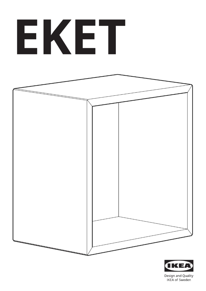 Page 1 de la notice Manuel utilisateur Ikea EKET 403.345.58