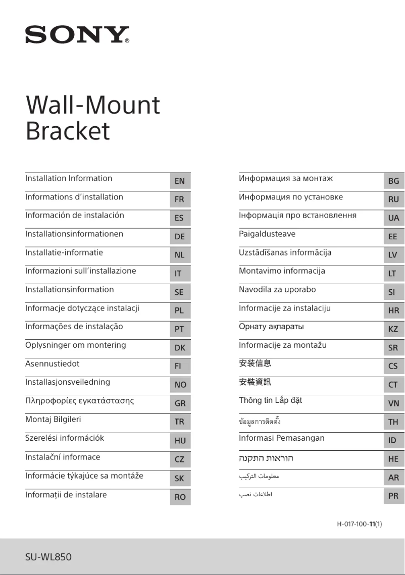 Page 1 de la notice Manuel utilisateur Sony XR-65A80L