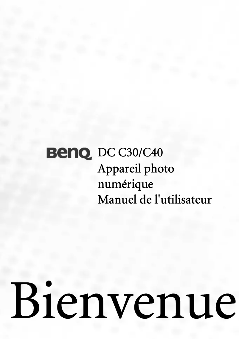 Página 1 del manual Manual de usuario BenQ DC C30